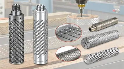 Quels sont les différents types de moletage en usinage CNC ?