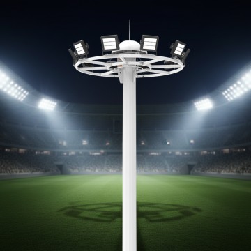 15M-40M Hot Dip Galvanized High Mast Light Poles for Stadiums - Reliable China Suppliers and Fact...