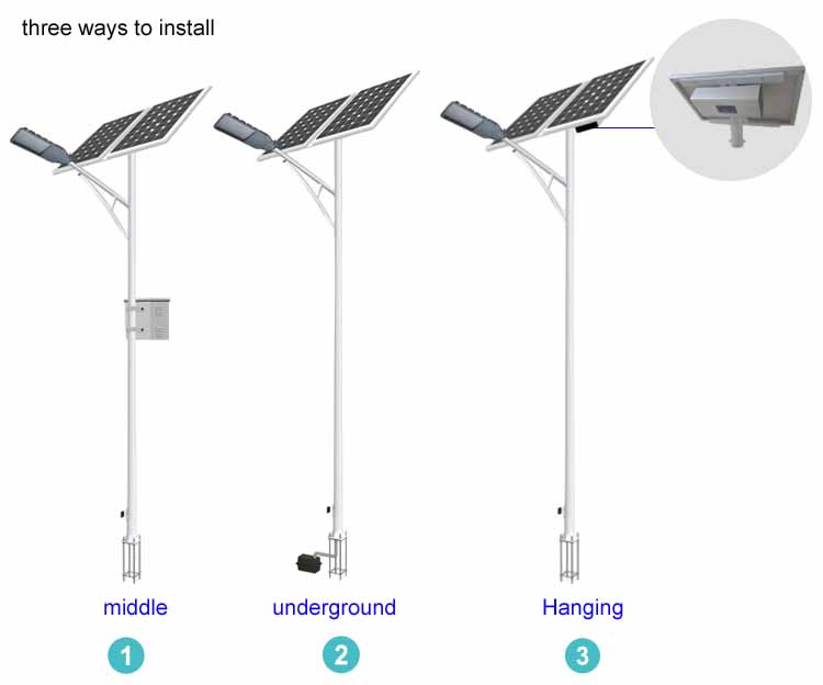 6M 30W Solar Street Light Outdoor Road Lamp01