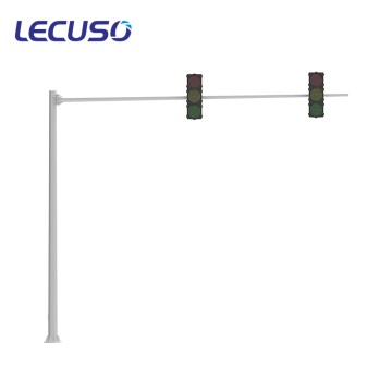 Customized Hot Dip Galvanized Traffic Light Poles 5M 6M 7M 8M from China Suppliers and Factory fo...