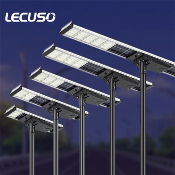 LECUSO China Suppliers Factory Integrated All-in-One Solar Street Light - 30W to 150W High Effici...