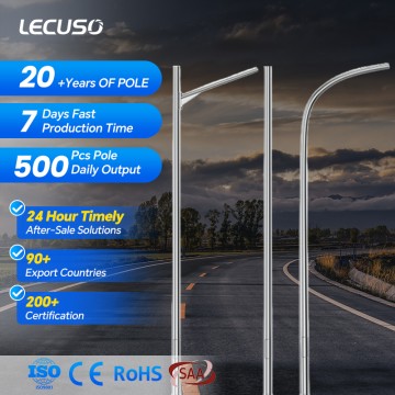Cost-Effective Customized 4M-12M Standardized Street Light Poles from Reliable China Suppliers an...