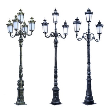 European Vintage Aluminium Garden Light Pole 3m-5m - Antique Landscape Lamp Post from China Suppl...