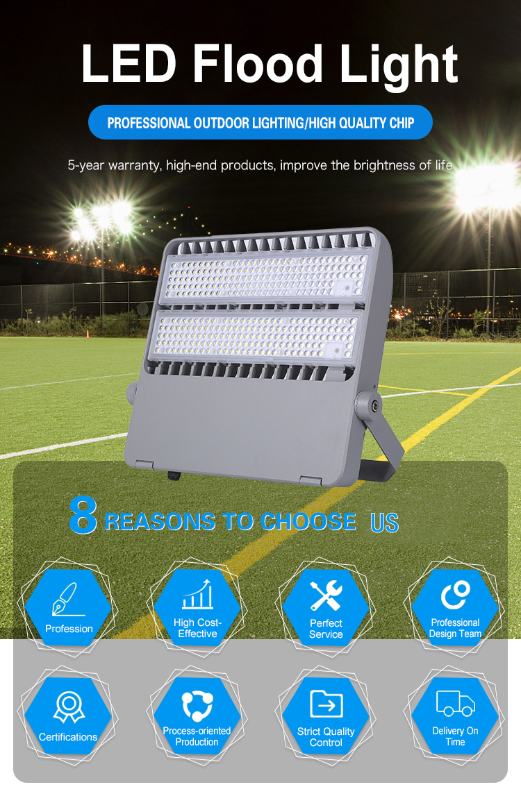 Detalhes do projetor solar LED de 50W 100W 200W 300W 400W com sensor de movimento fabricado na China (1)