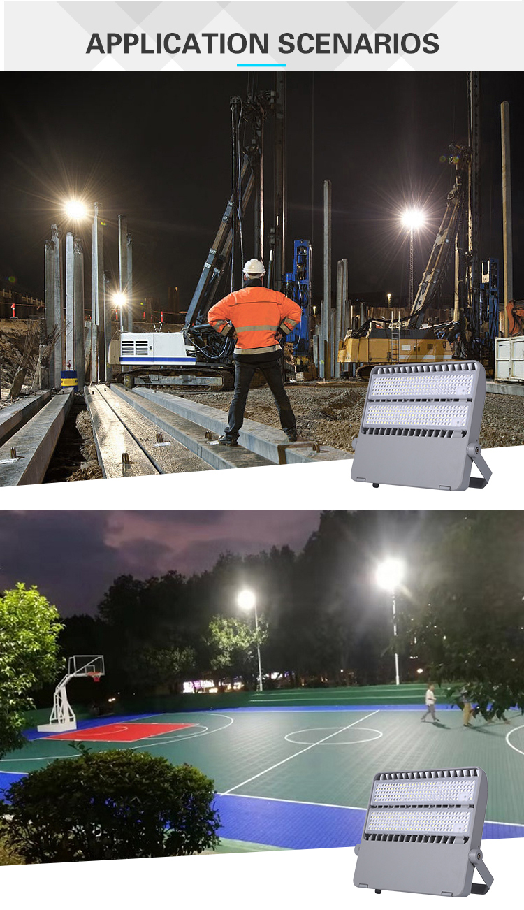 Detalhes do projetor solar LED de 50W 100W 200W 300W 400W com sensor de movimento fabricado na China (5)