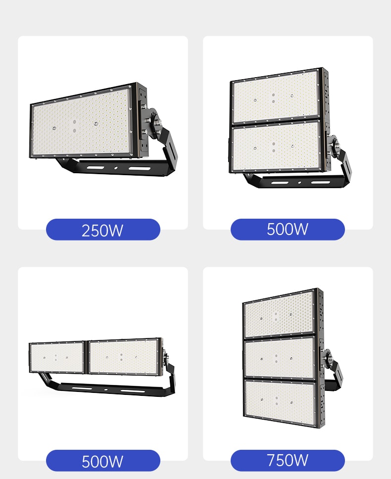 LECUSO Outdoor IP66 High Masters LED Solar Flood Light 50W-300W Projectors Module SMD LED detail (3)