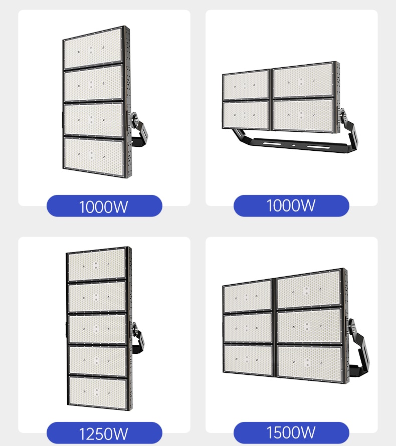 LECUSO Outdoor IP66 High Masters LED Solar Flood Light 50W-300W Projectors Module SMD LED detail (4)
