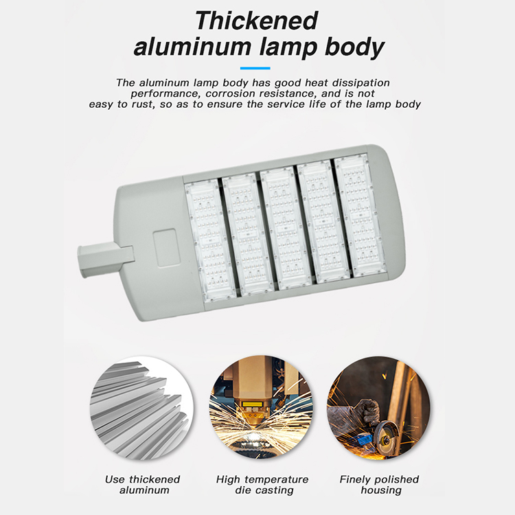 Manufacturer Waterproof Ip66 100w 150w 200w 250w 300w 350w SMD Aluminium Housing Street Light Led Modules Outdoor detial (5)