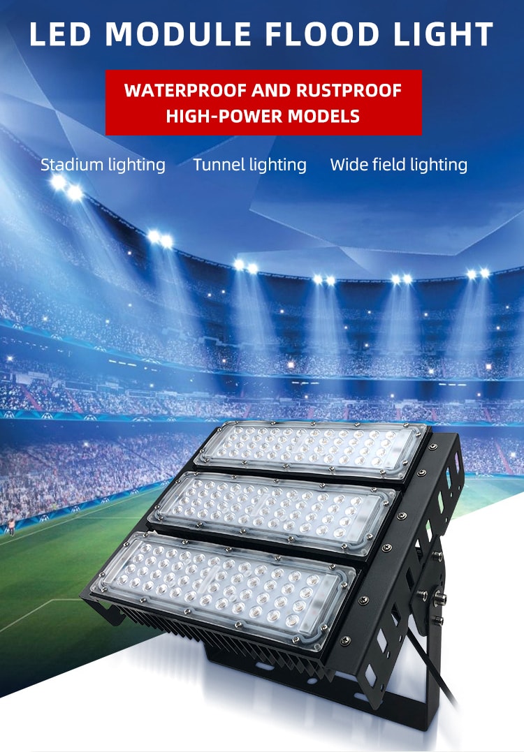 Nuevo diseño de foco LED reflectante COB para exteriores, 50w 100w 200w 300w 400w detalle (1)