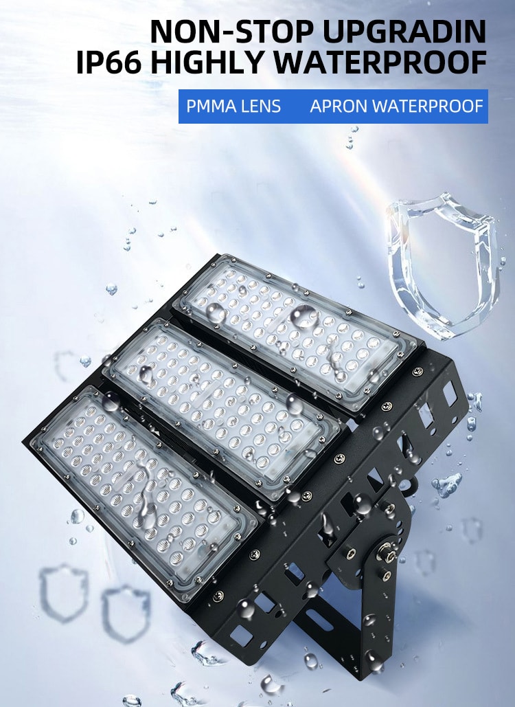 Nuevo diseño de foco LED reflectante COB para exteriores, 50w 100w 200w 300w 400w detalles (2)