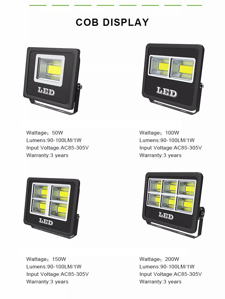 실외용 IP66 방수 보안 1000W 2000W RGB 축구장 경기장 투광 조명 상세 정보 (3)