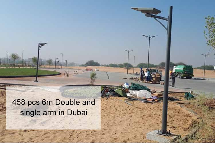 Single & Double Arm Street Light Pole10