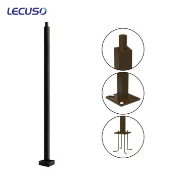 15FT 20FT 25FT 30FT Heavy Duty Galvanized Square Parking Lot Steel Light Pole