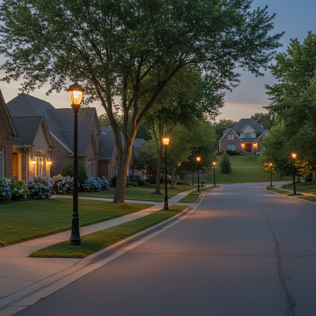 Street Pole Lights For Residential Communities