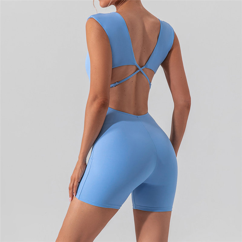 New training dance one-piece fitness yoga jumpsuit