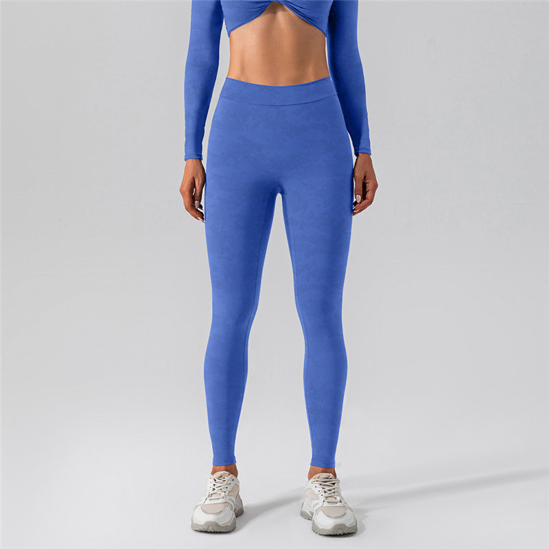Aangepaste snel drogende nude yoga legging met trekkoord