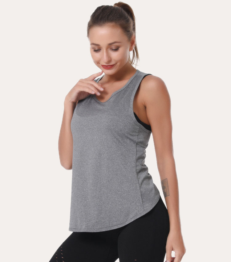 Customized Large Size Quick Dry Breathable Athletic Tank Top