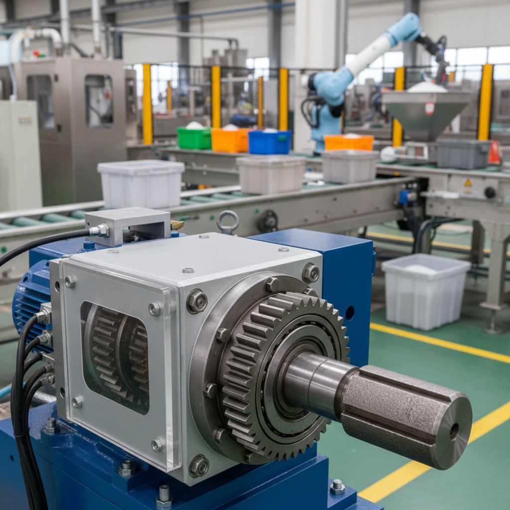 Plastic Extruder Gearbox For Conveyor Systems And Material Handling