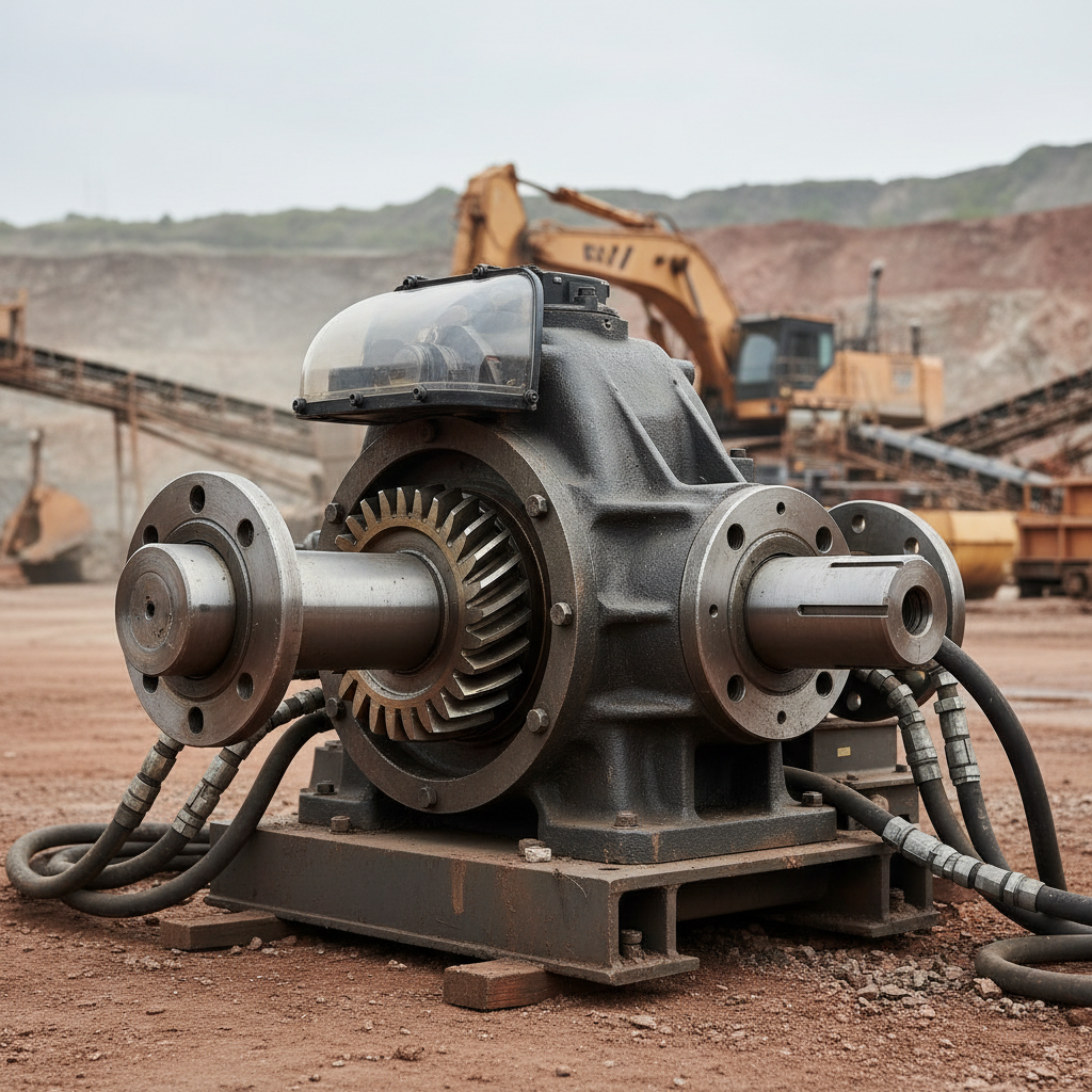 Worm Gearbox For Mining And Heavy Equipment Applications