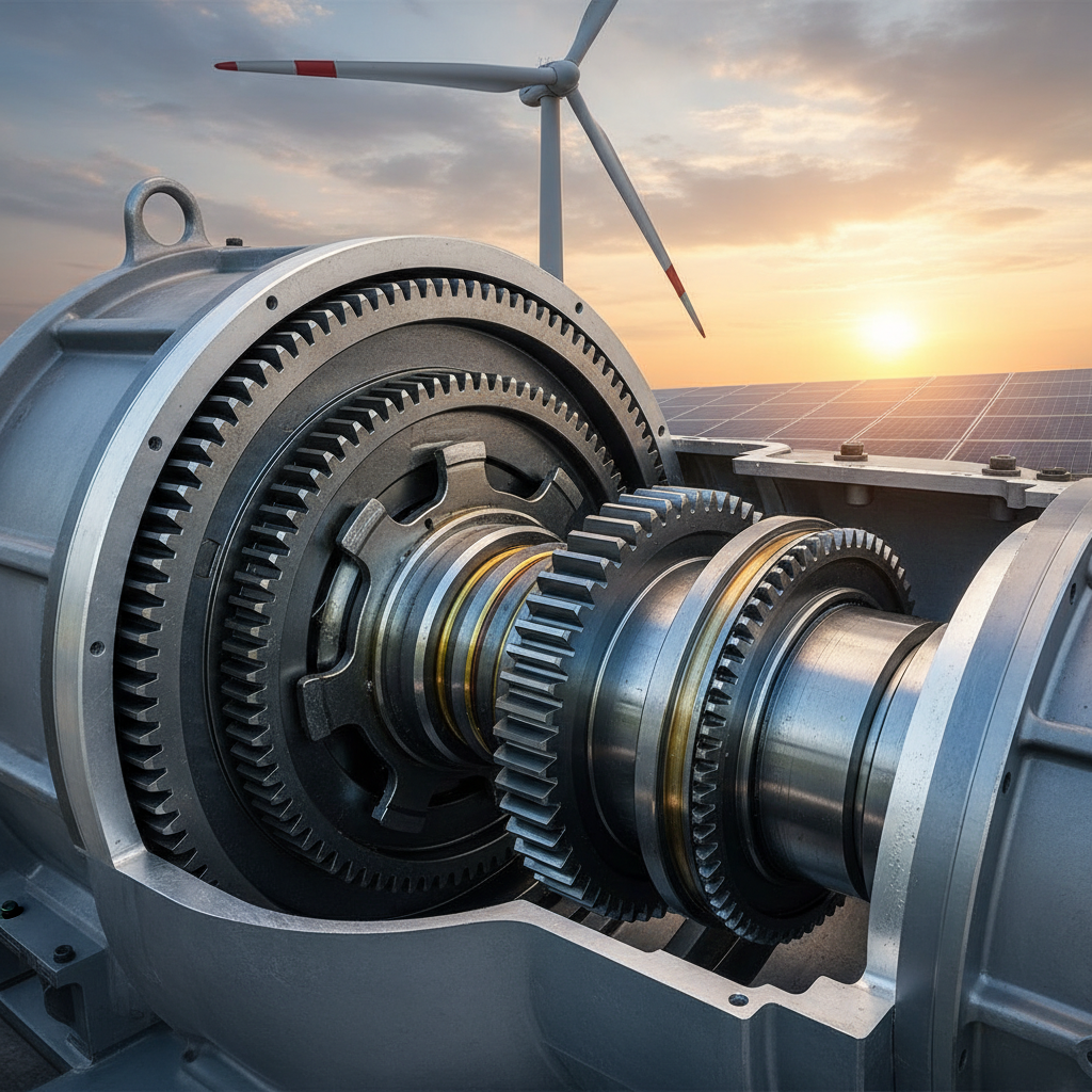 Planetary Gear Reducer For Wind Power And Renewable Energy Systems