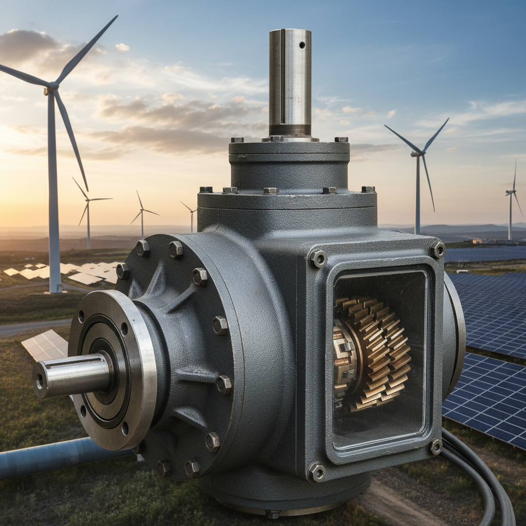 Helical Bevel Gearbox For Wind Power And Renewable Energy Systems