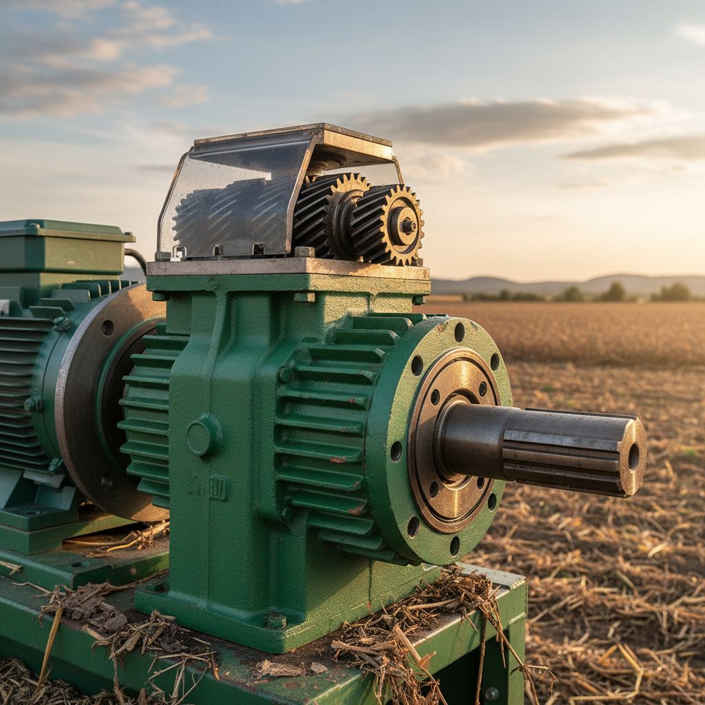 Inline Helical Gearbox For Agricultural Machinery And Equipment