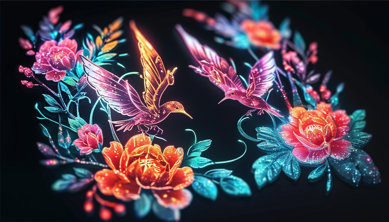 Glitter Tattoo Stickers