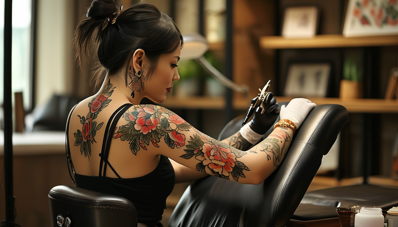 Semi-Permanent Tattoo Stencil