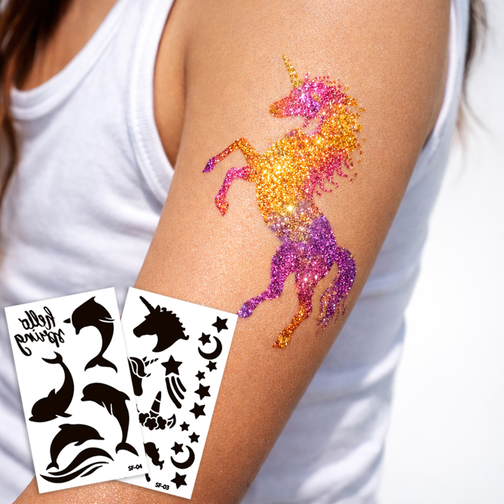 Glitter Tattoo Stickers