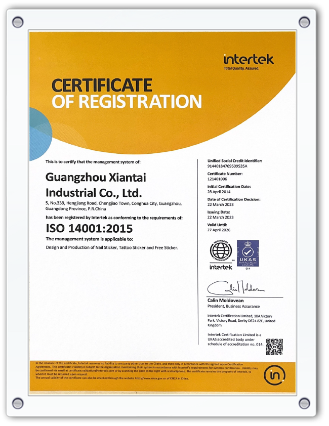 ISO-14001 Certification