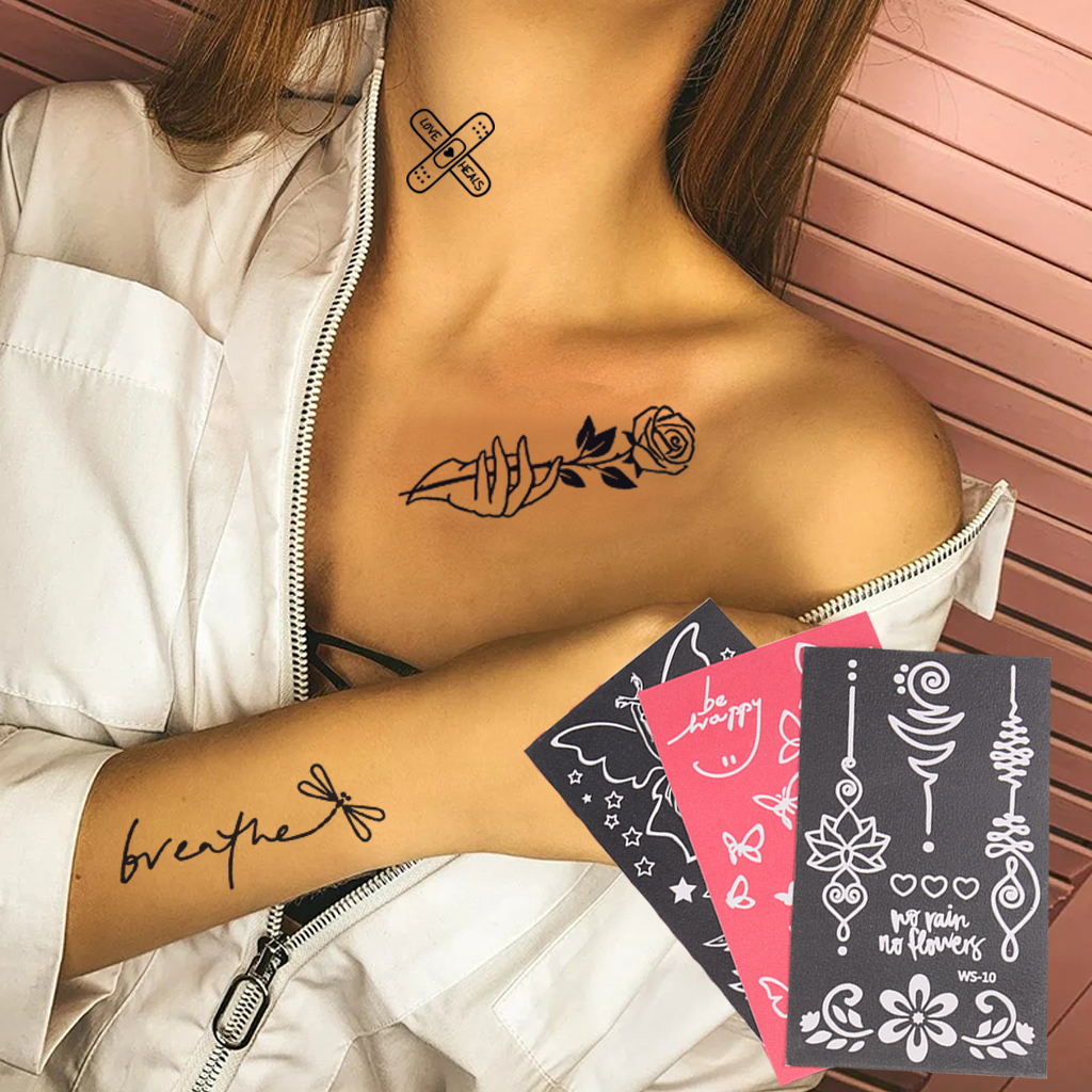 Semi-Permanent Tattoo Stencil