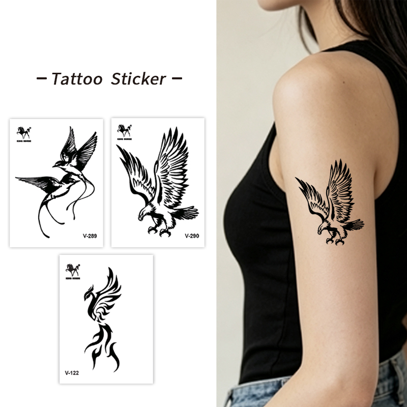 Wholesale Eagle Swallow Phoenix Bird Totem Tattoo Collection
