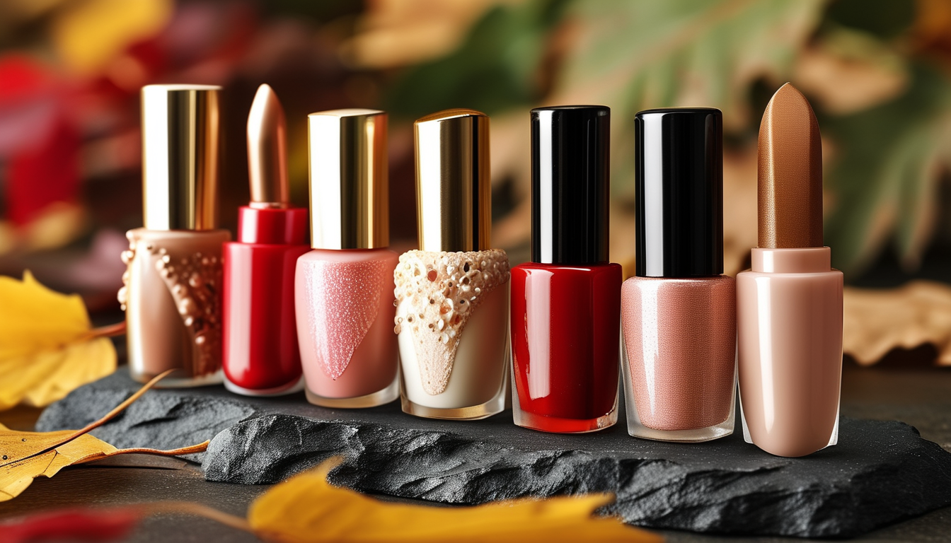 Autumn Nail Art For Fast Fashion Retail Beauty Collections