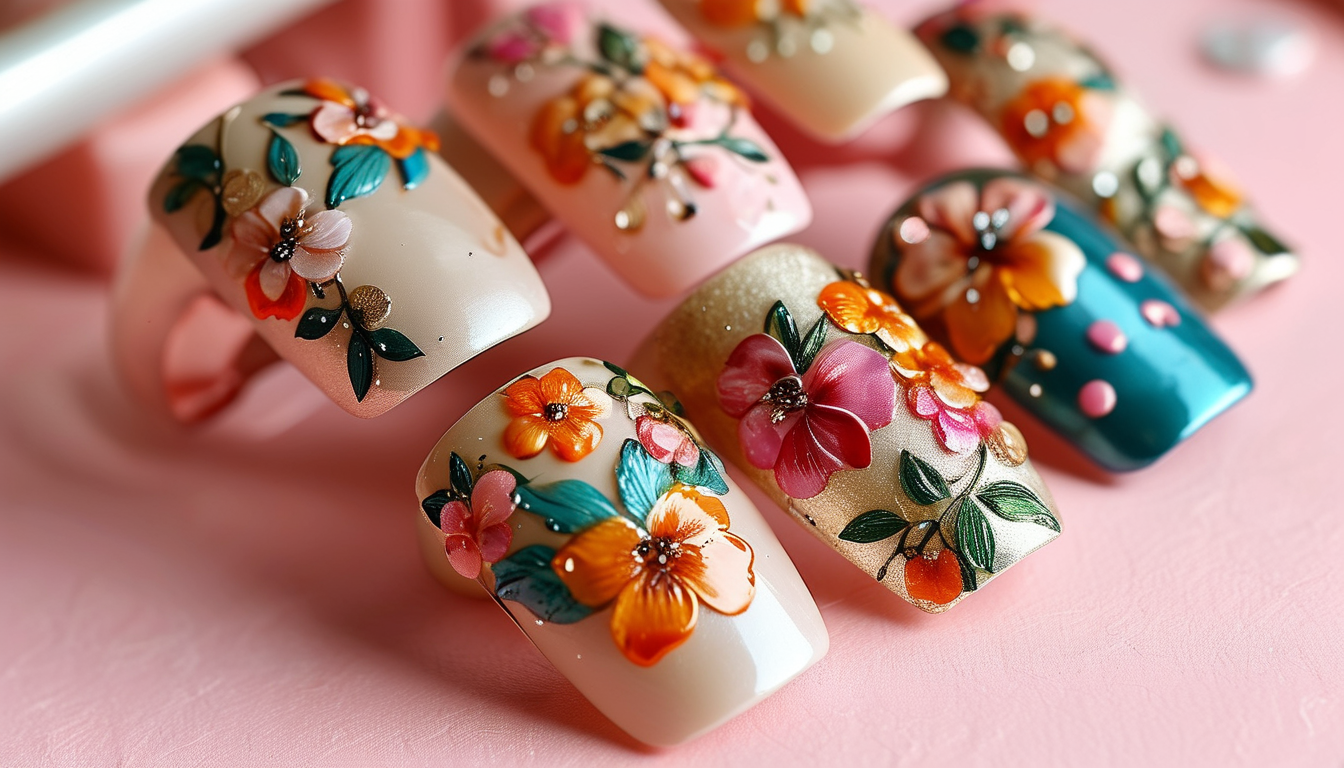 Fingernail Stickers For Nail Salon Quick Manicure Services
