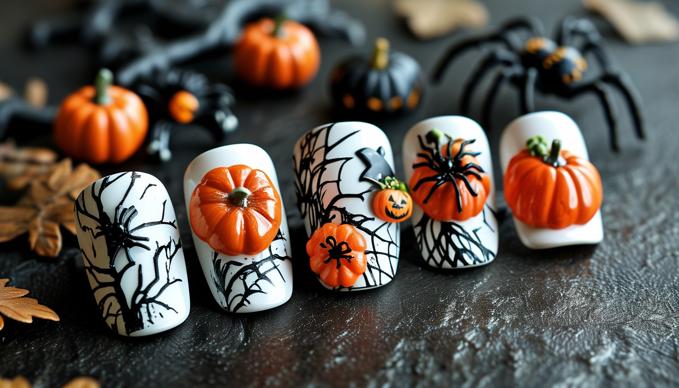 Fingernail Stickers For Halloween Themed Festive Merchandise