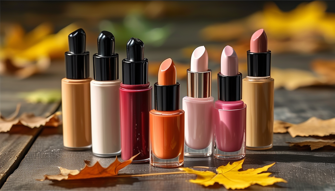 Autumn Nail Art For Custom Cosmetic Brand Private Labeling