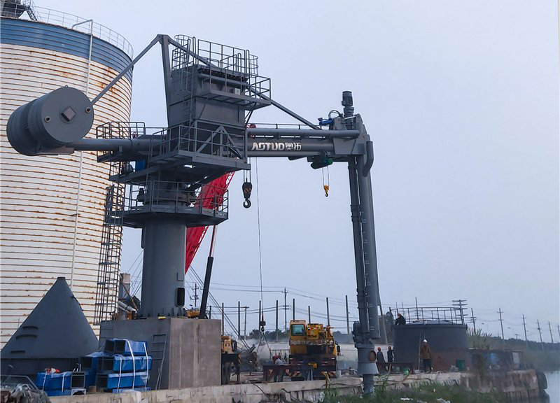 Powder Intelligent Transfer Project Fixed Screw Ship Unloader