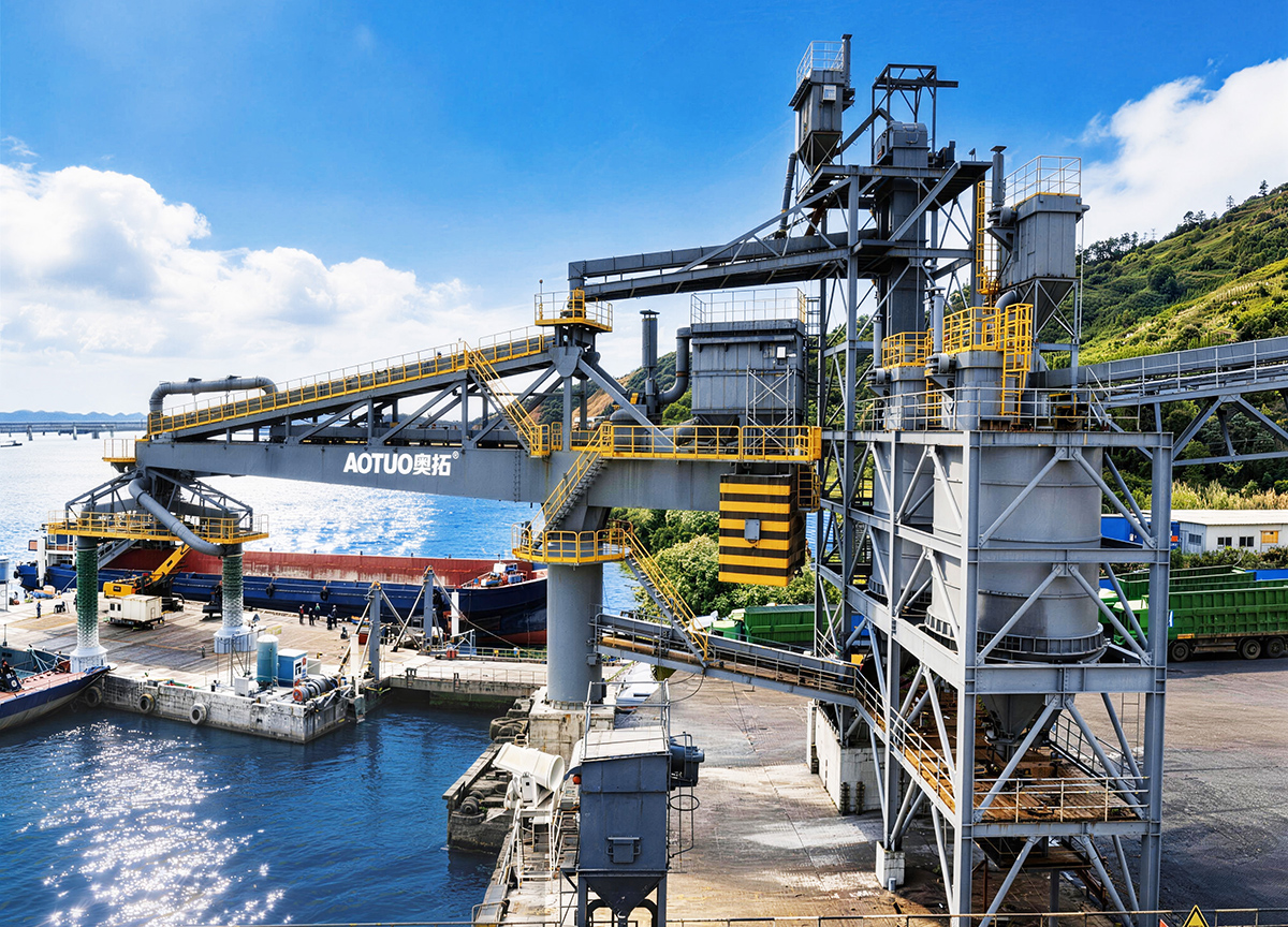 Wuzhou Port Double-Head Powder Ship Loader - 80...