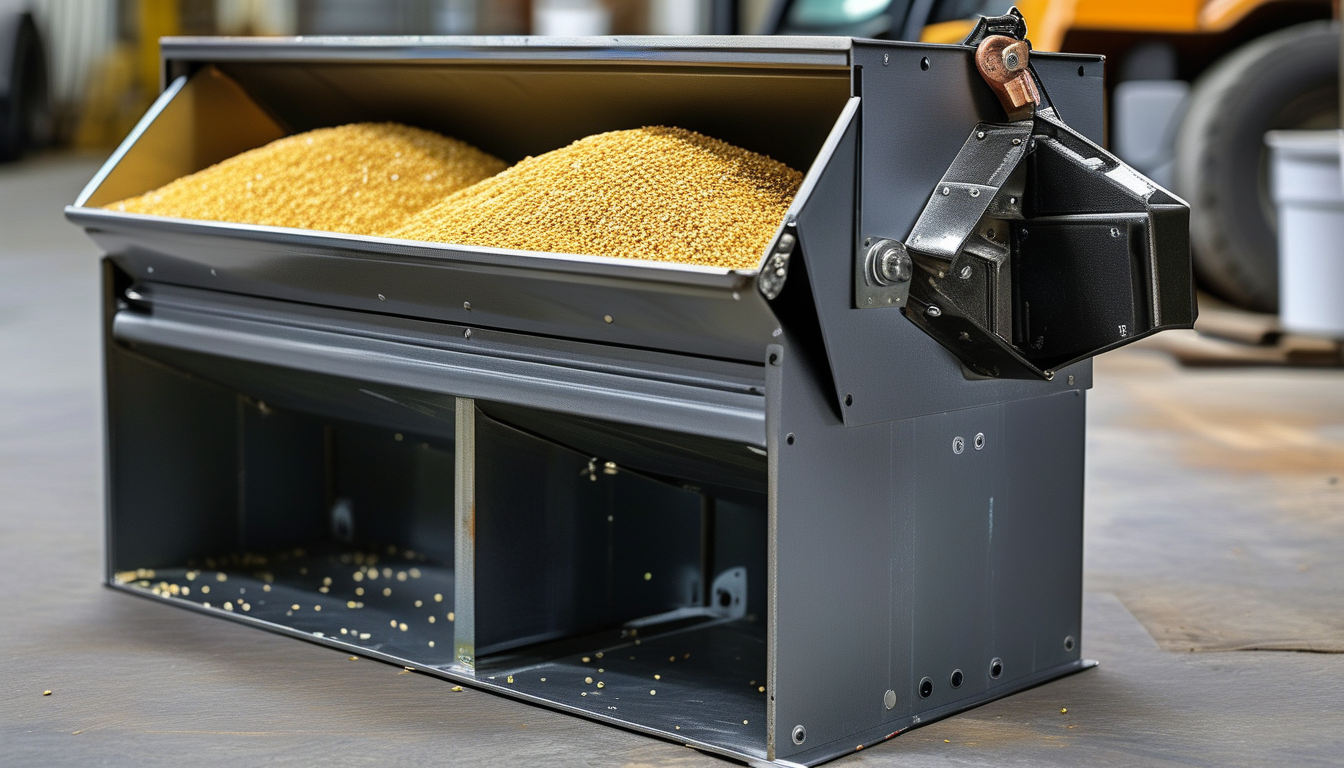 Grain Unloader For Thin Sheet Metal Chassis And Cabinet Assembly