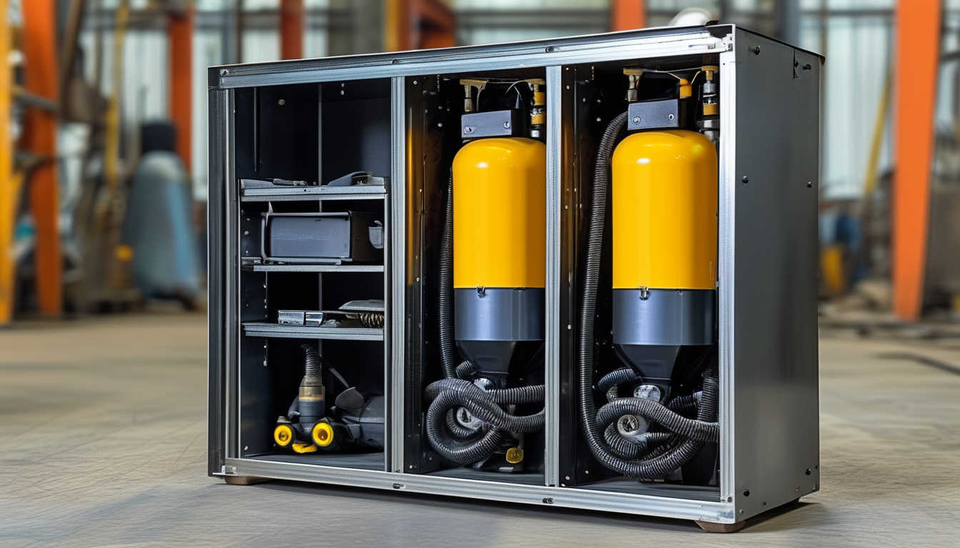 Dust Collection Unit For Thin Sheet Metal Chassis And Cabinet Assembly