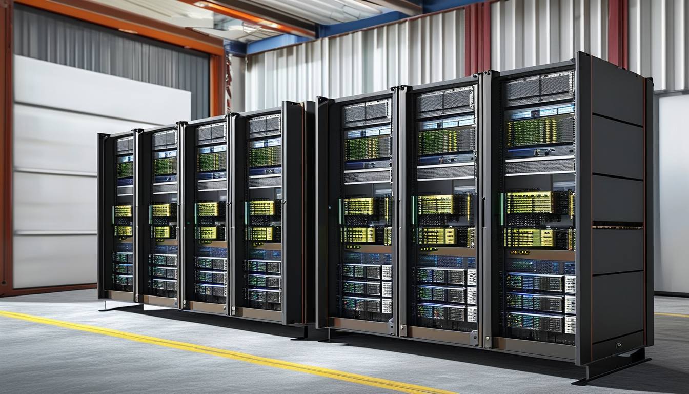 Bulk Ship Unloading Systems For Telecom Server Rack Enclosure Hardware Installation