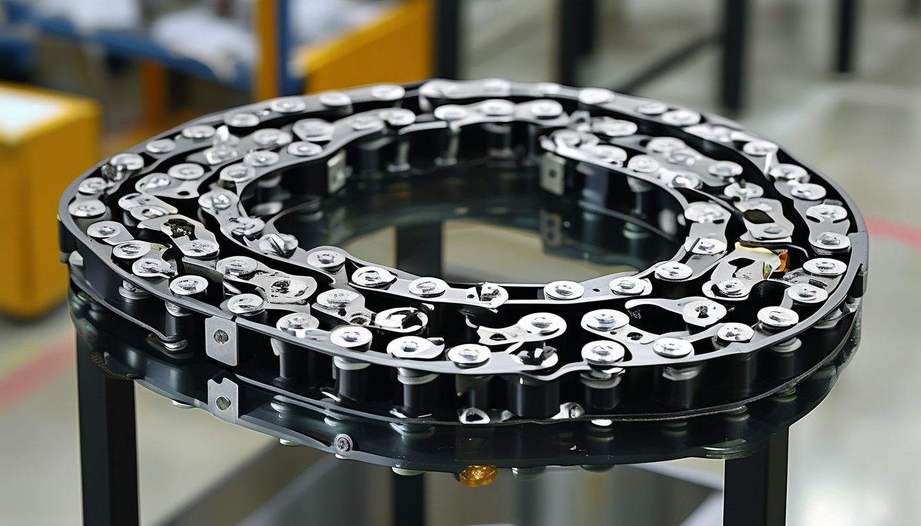 Conveyor Chain Material For High-volume Consumer Electronics Internal Threaded Insertion
