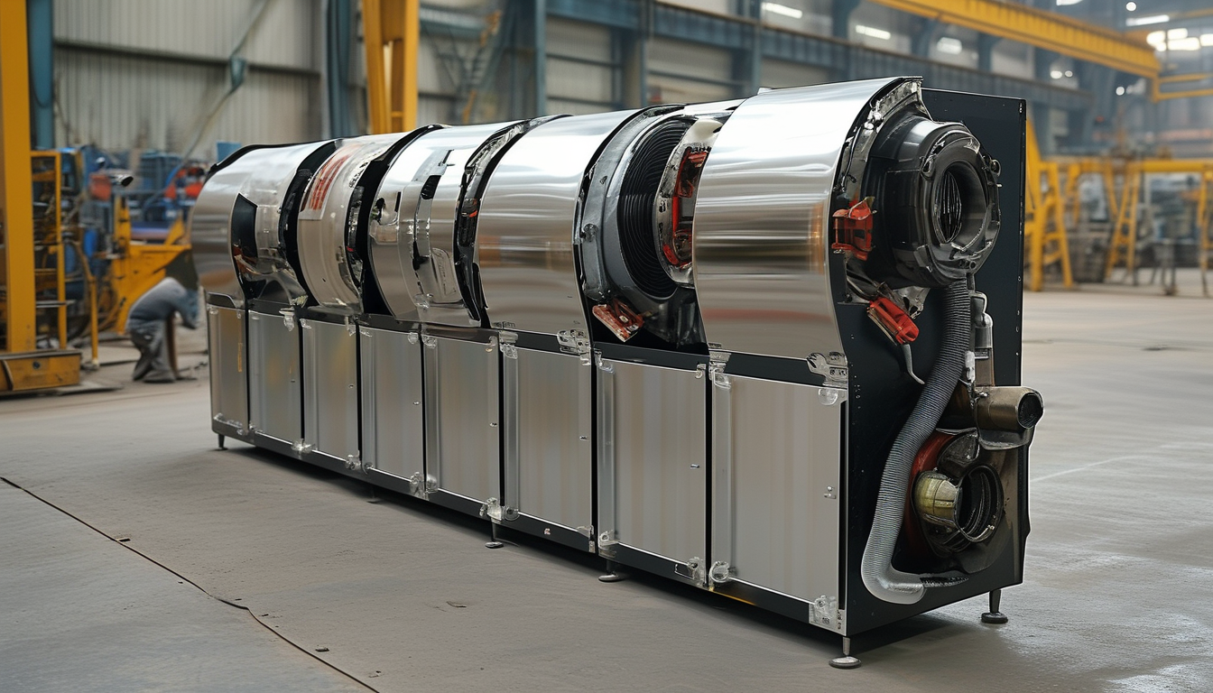 Dust Collection Unit For Heavy-duty Appliance Sheet Metal Panel Connection