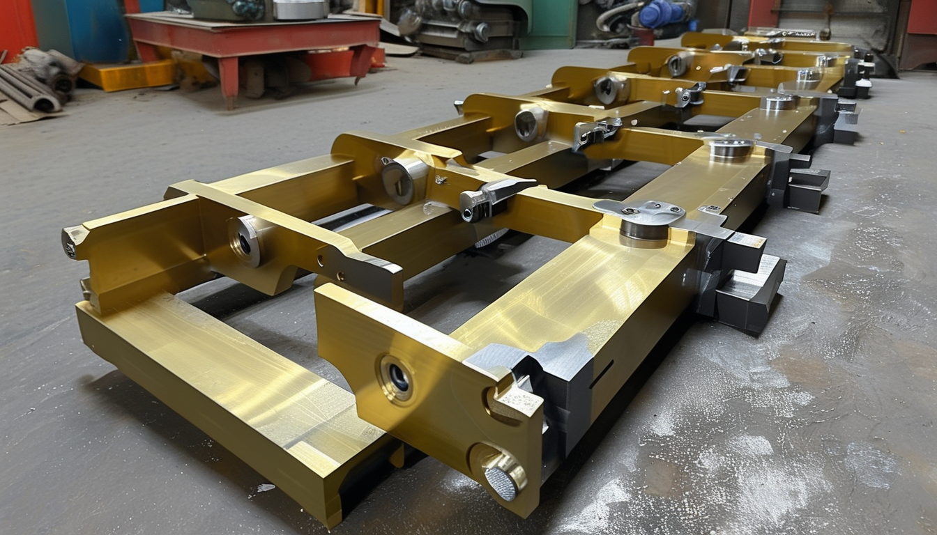 Conveyor Diverter Gate For Customized CNC Machined Brass Transmission Components