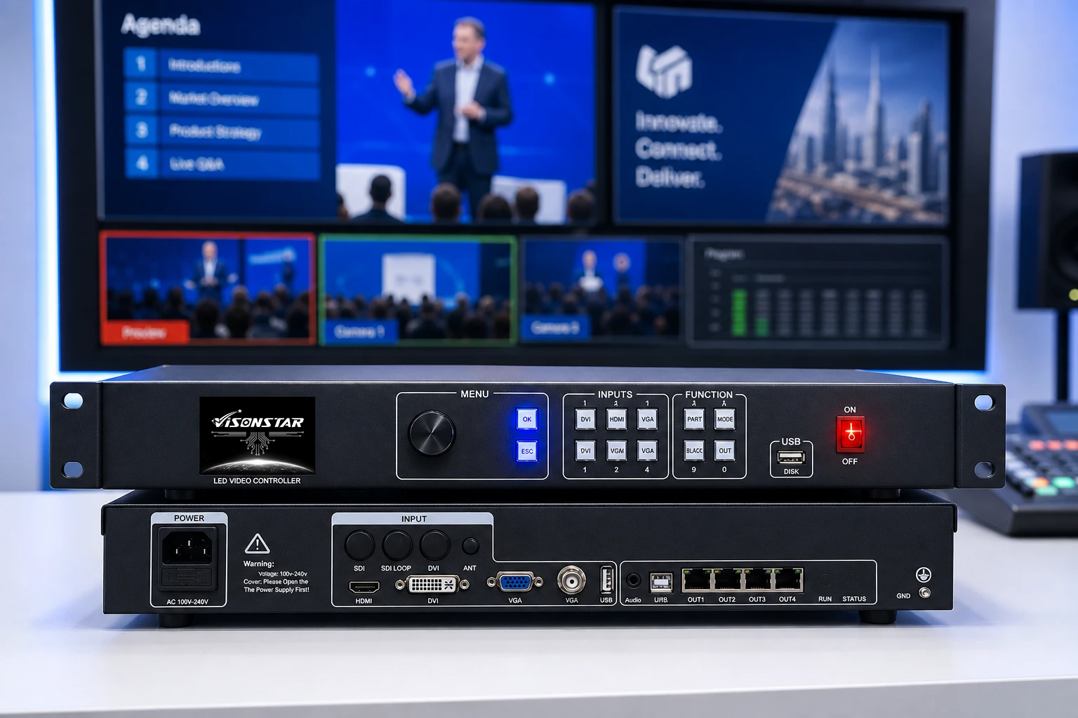 Choosing the Right LED Video Processor for Multi-Screen Display Systems