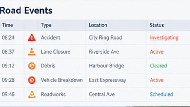 Road Events Signal Preview