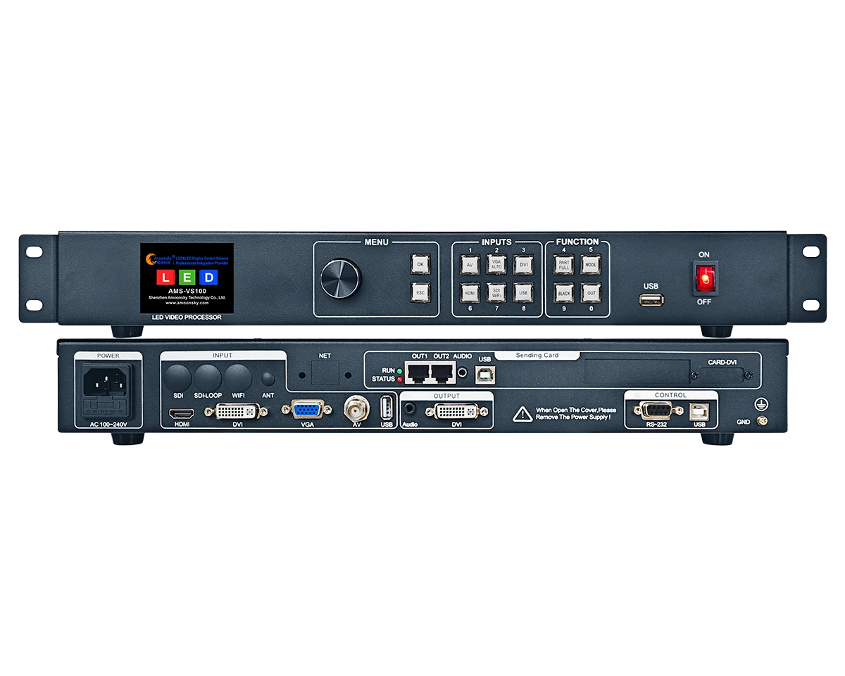 VS100 Video Processor Brightness Control MEMC LED Display Play