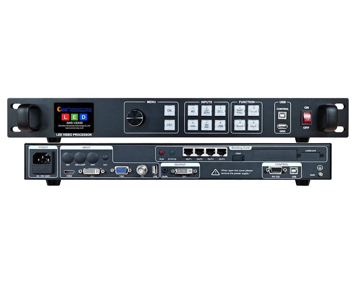 VS400 All-In-One LED Display Video Controller Built-in LED Sending Card