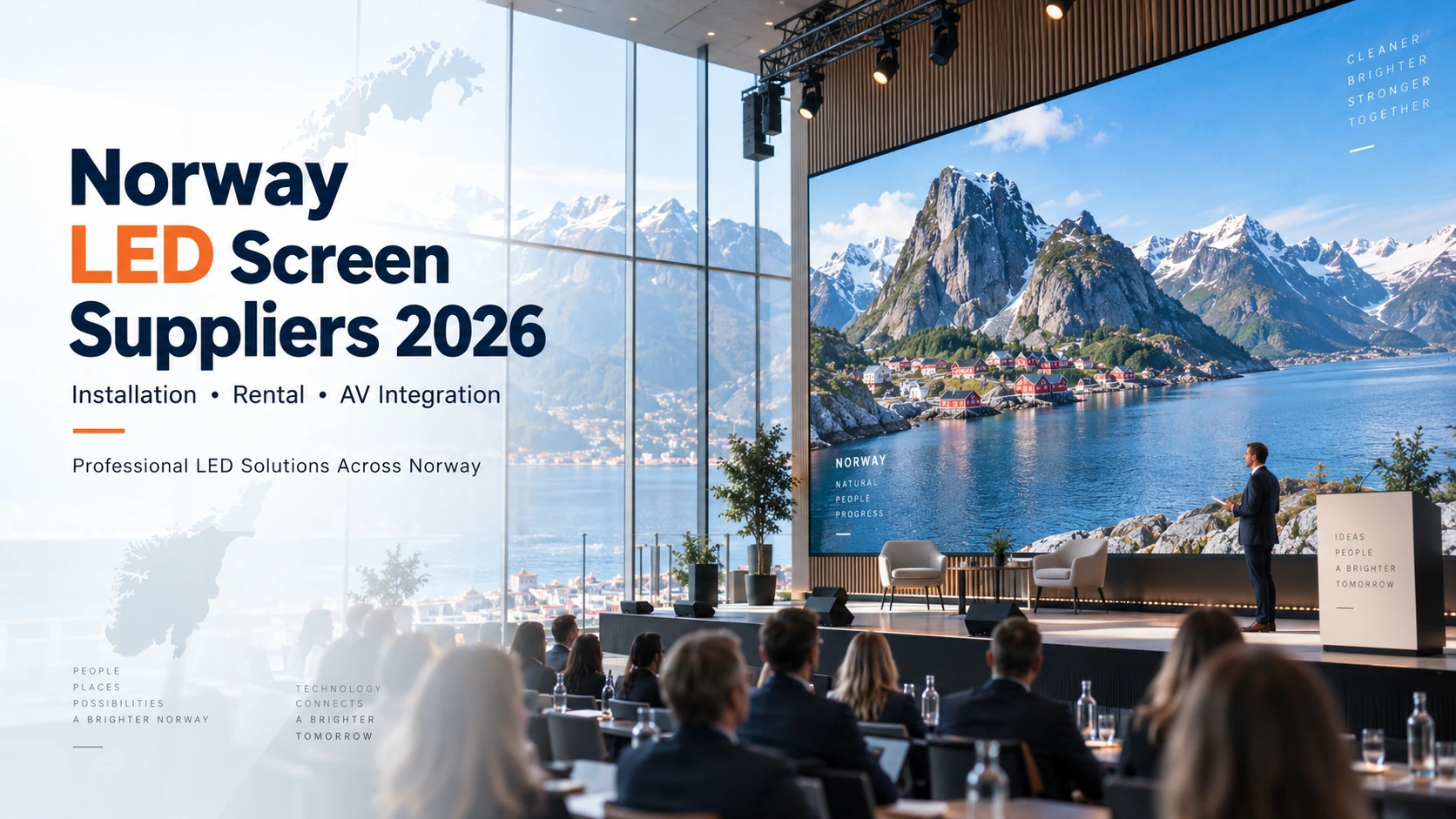 Norway’s LED Screen Supply Network for Permanent Installations and Live Production