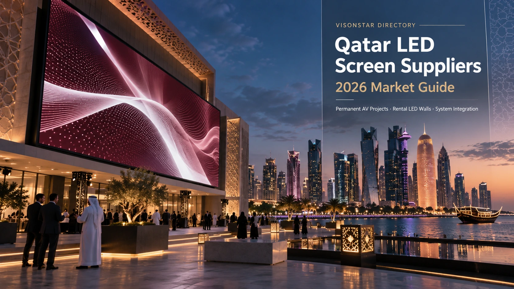 Qatar’s LED Screen Supply Market for Permanent AV Projects and Live Events